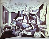 Pablo Picasso Canvas Paintings - Th Charnel House